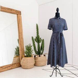 knee length dresses for ladies J.Crew Button-Front Sleeveless Midi Dress White Cotton Eyelet Size 6T   Celebrity Owned